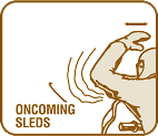 oncoming-sleds